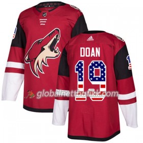 Arizona Coyotes Hockeydrakt Shane Doan 19 2017-2018 USA Flag Fashion Svart Adidas Authentic - Herre